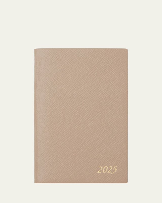 2025 Panama Leather Weekly Agenda with Pocket
